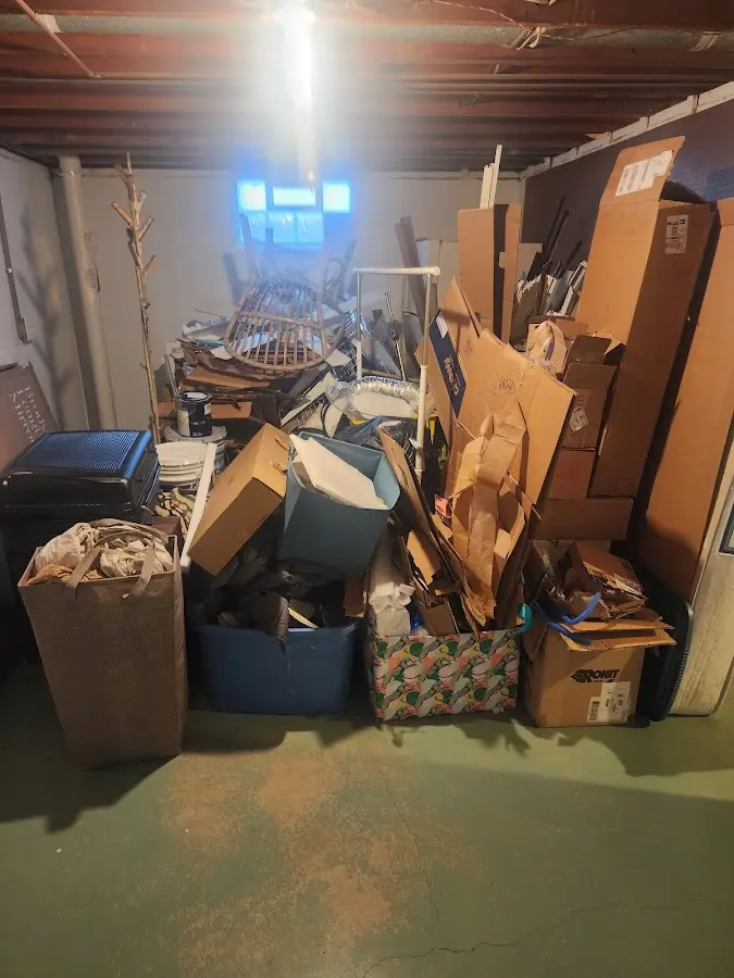 Roll-off dumpster container at job site for 20 Yard Dumpster Rental in Odessa